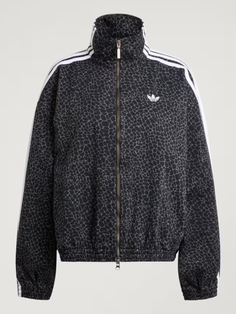 FIREBIRD OVERSIZED AOP DENIM JACKET Medium ADIDAS NWT